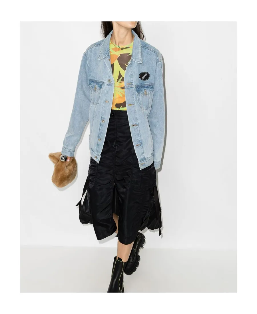 Logo-Patch Denim Jacket