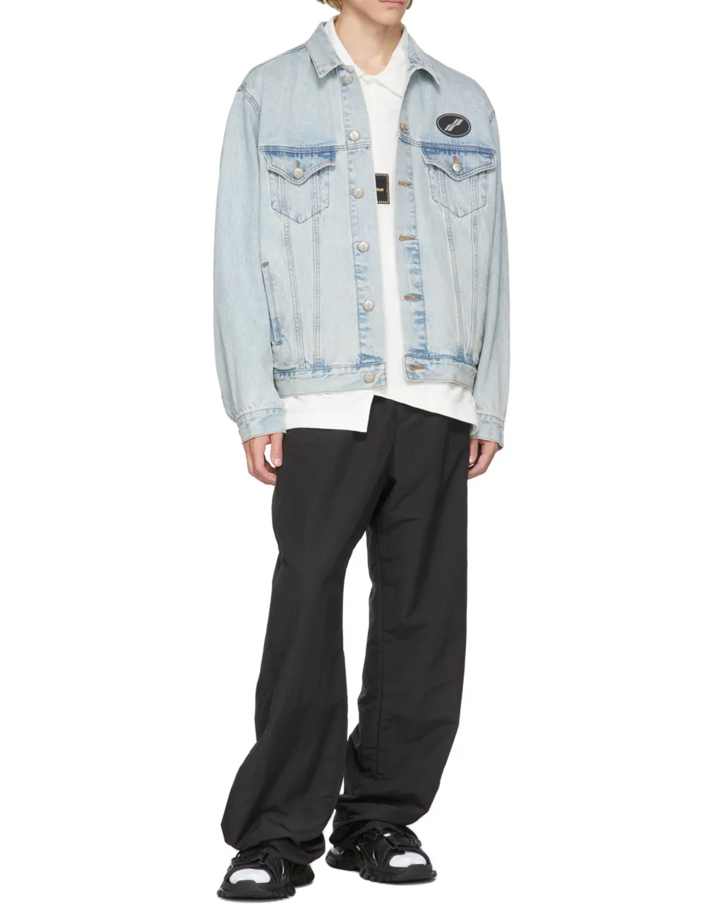 Logo-Patch Denim Jacket