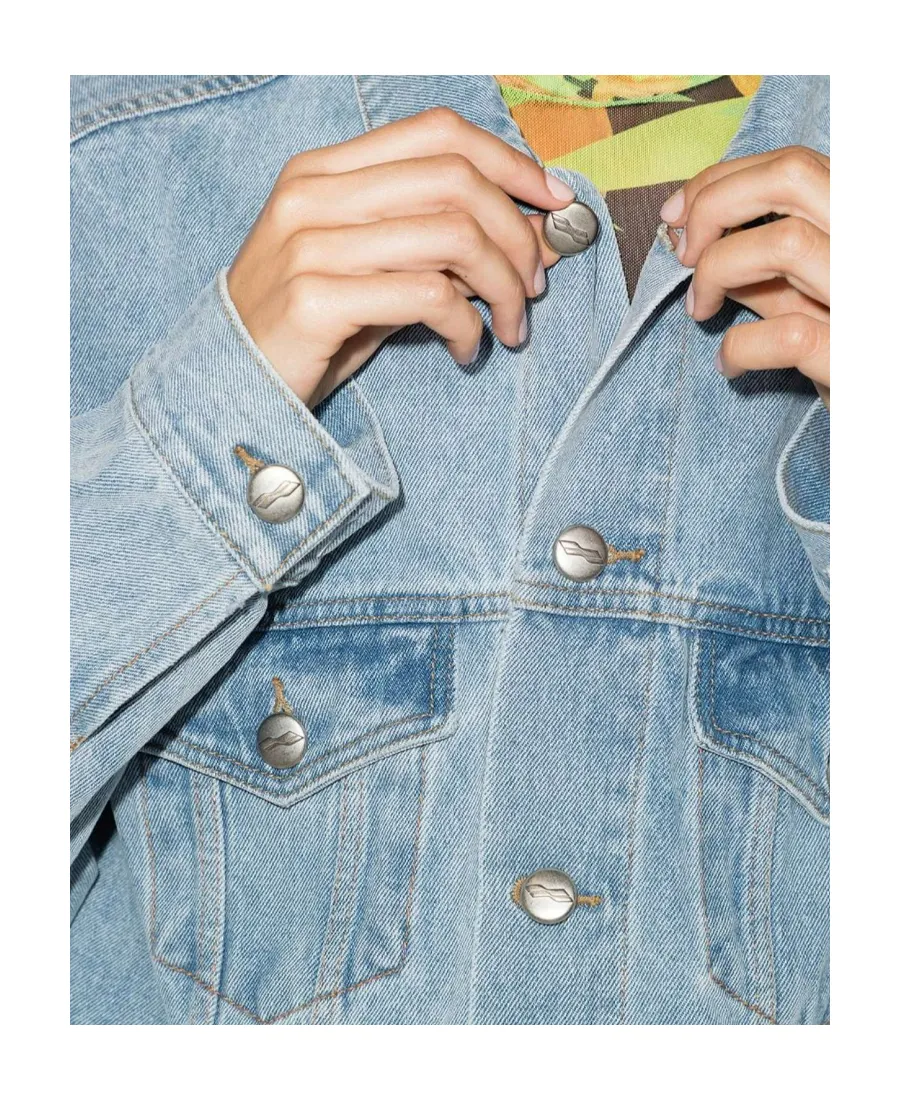 Logo-Patch Denim Jacket