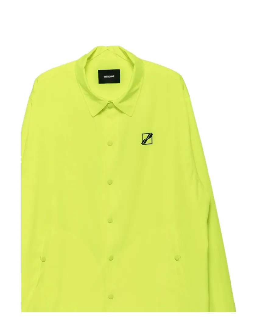 Logo Print Shirt-Jacket