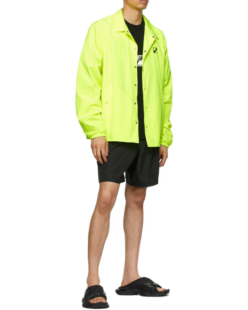 Logo Print Shirt-Jacket