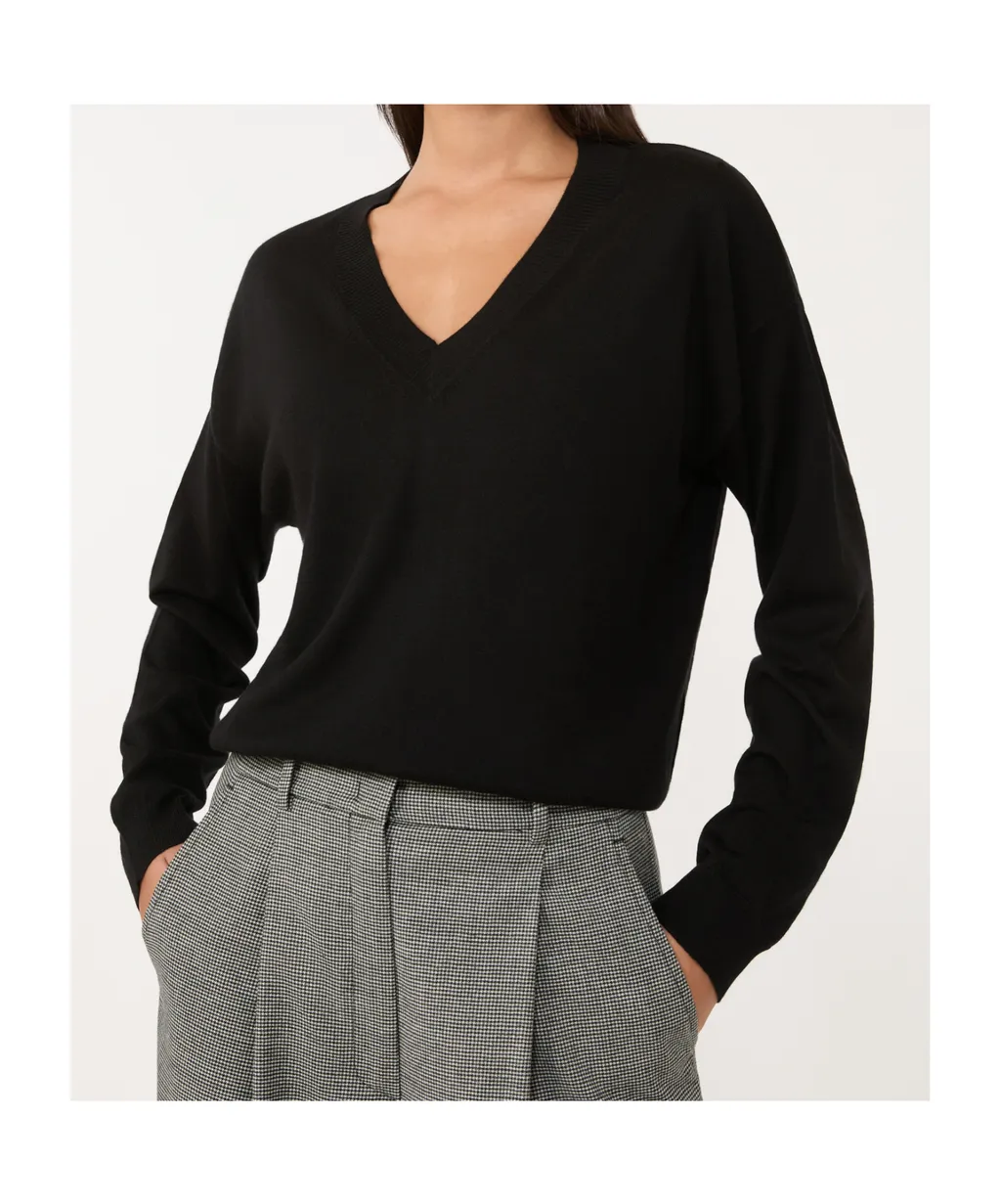 Wool And Cashmere V-Neck Sweater