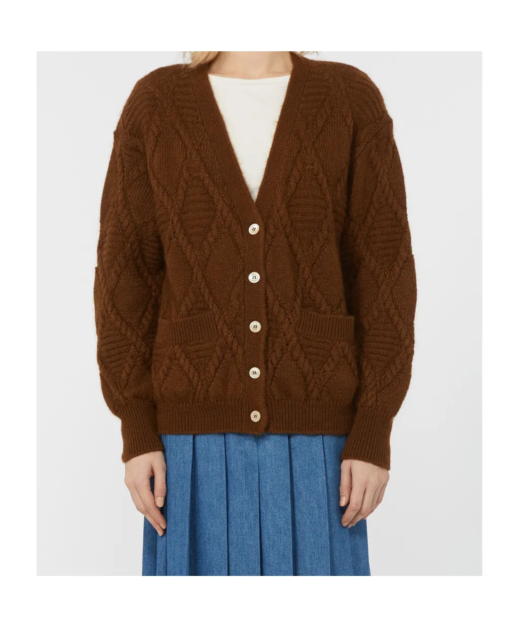 Bolero Button-Up Cardigan