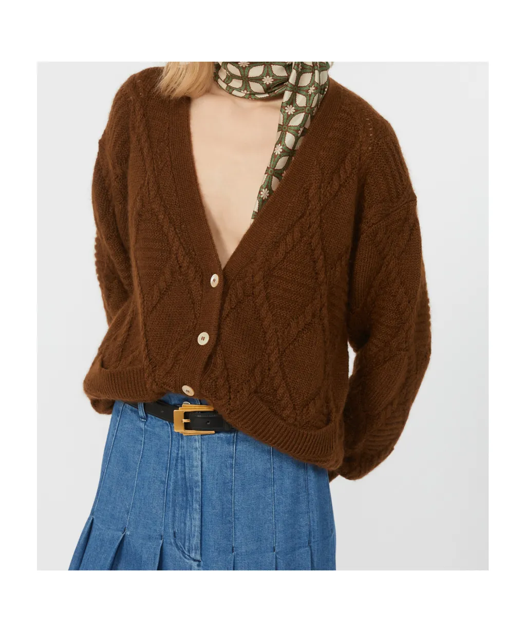 Bolero Button-Up Cardigan