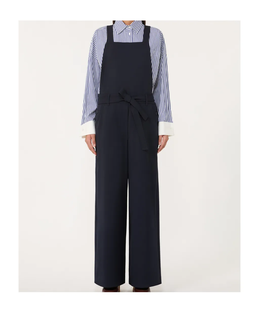 Wool Gabardine Overalls