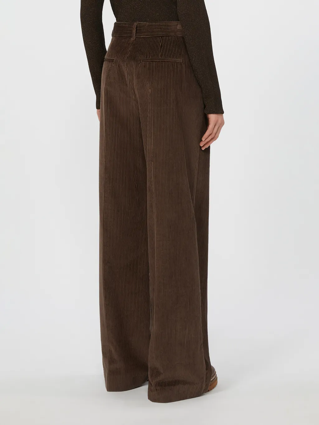 Tania Wide-Leg Corduroy Trousers