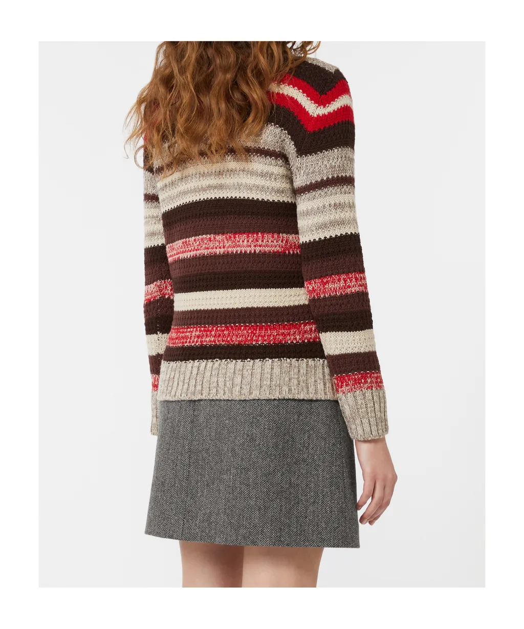 Ribbed Wool Knit Jumper