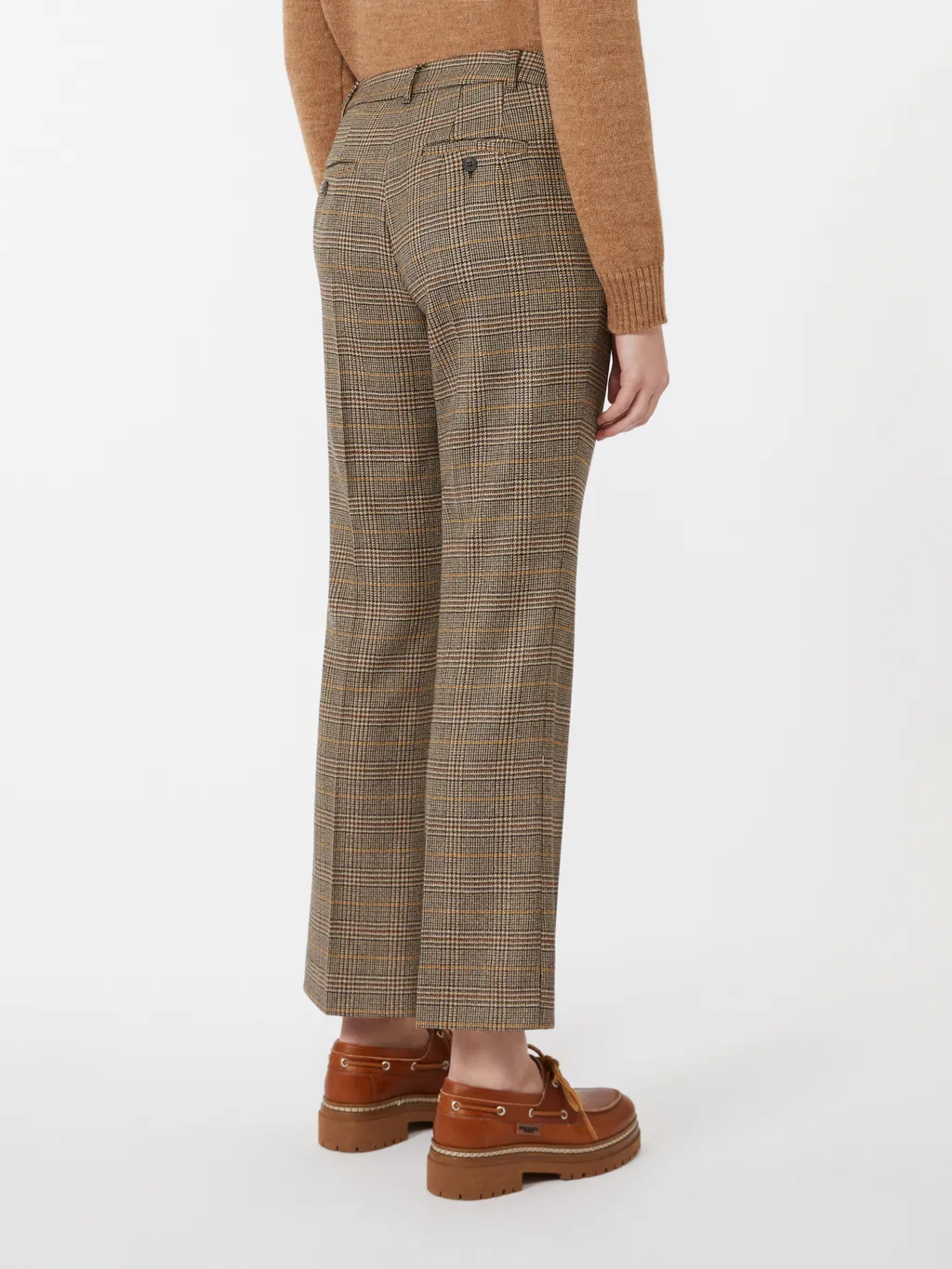 Checked Tailored Trousers