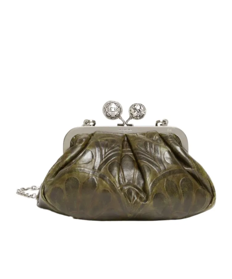Small Smooth Leather Pasticcino Bag