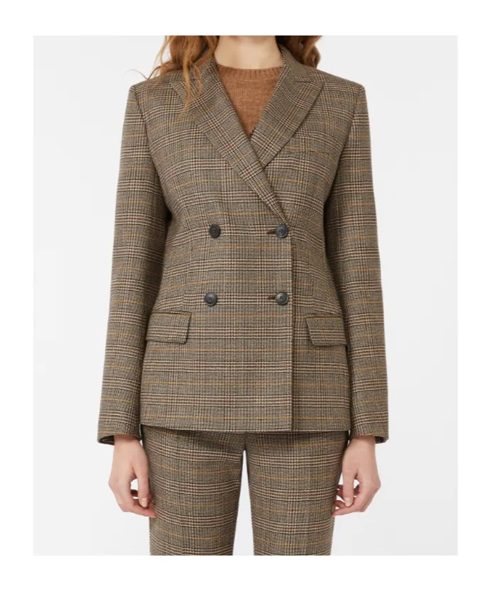 Double-Breasted Tailored Blazer