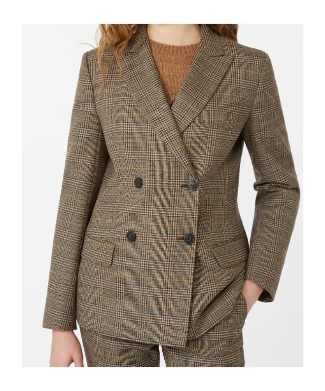 Double-Breasted Tailored Blazer