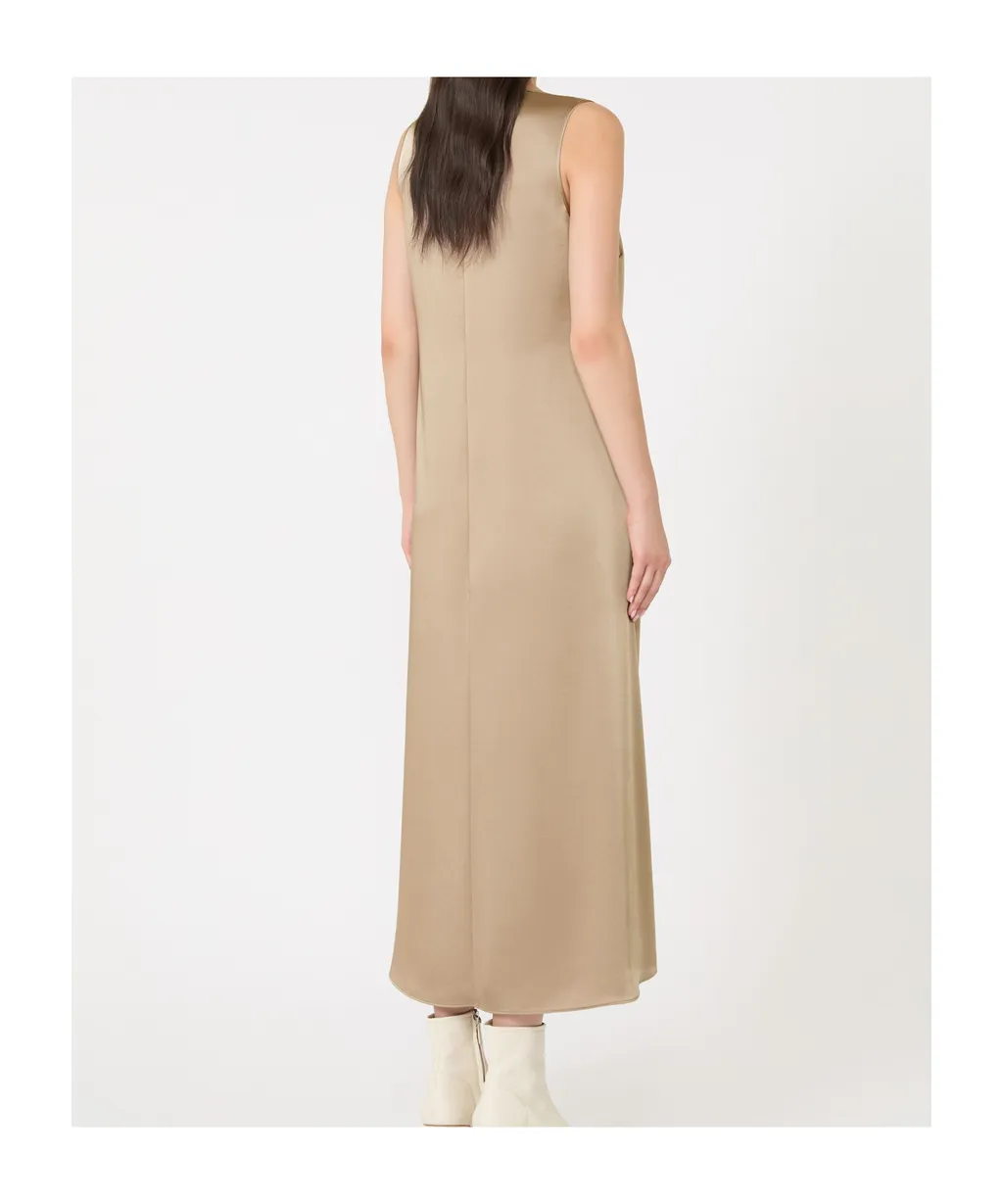 Flowing Satin Dress