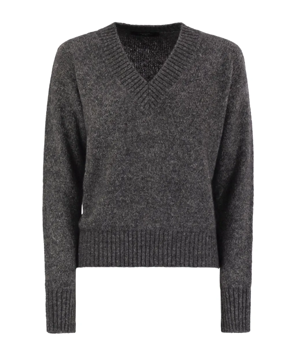 Visita V-Neck Knitted Jumper