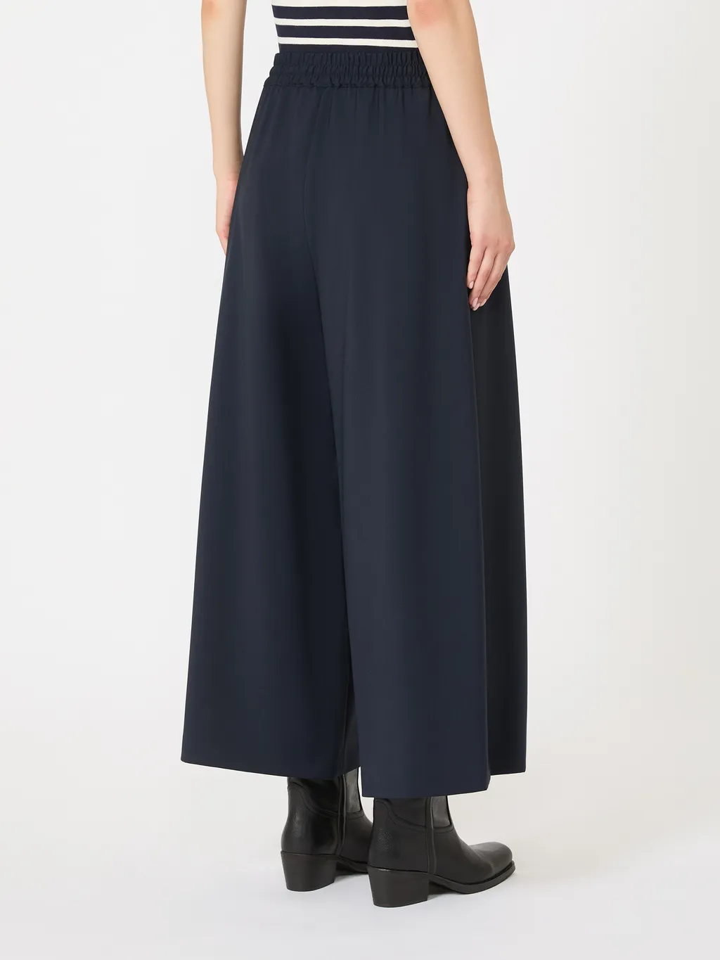 Relaxed-Fit Wool Yarn Trousers