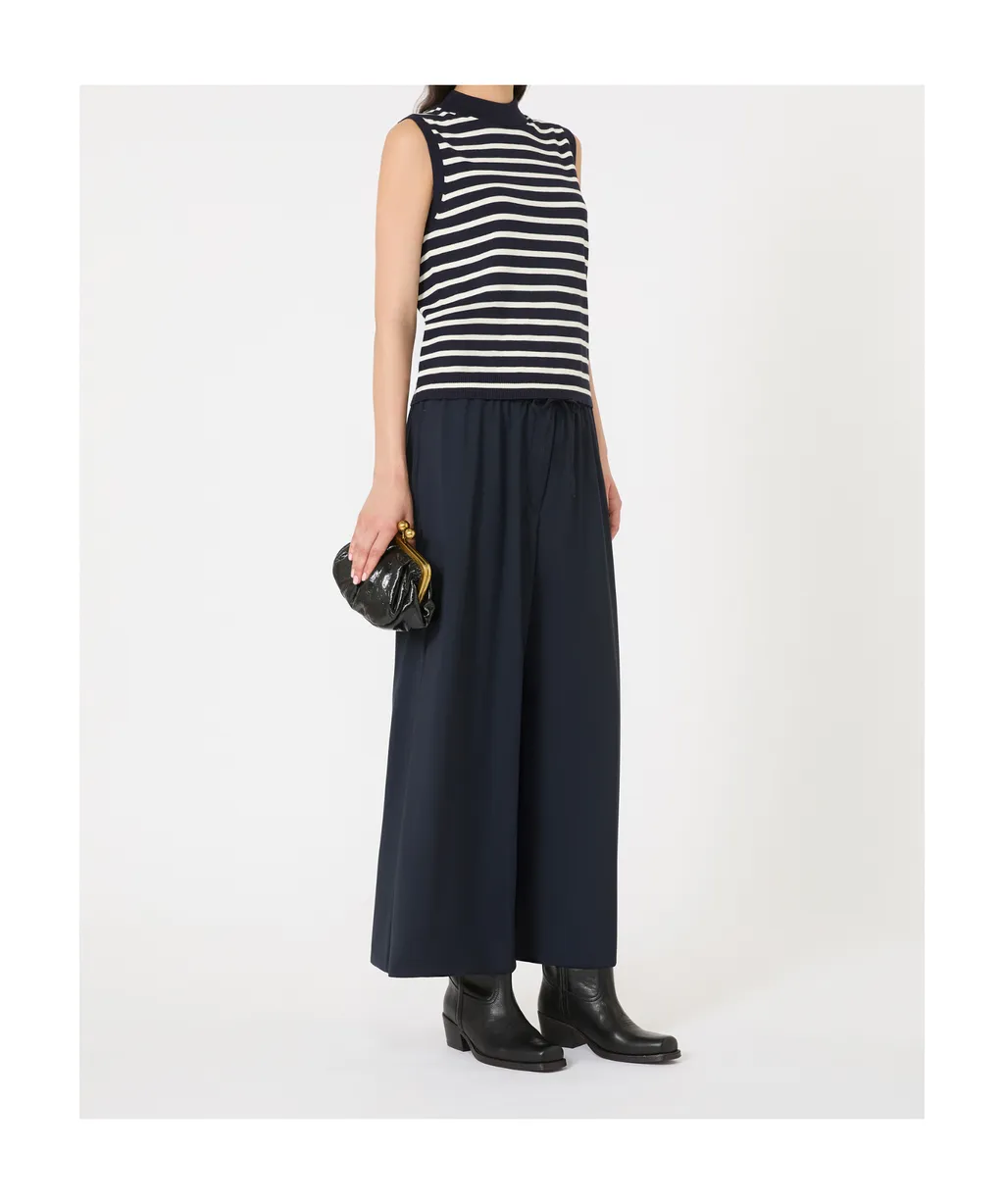 Relaxed-Fit Wool Yarn Trousers