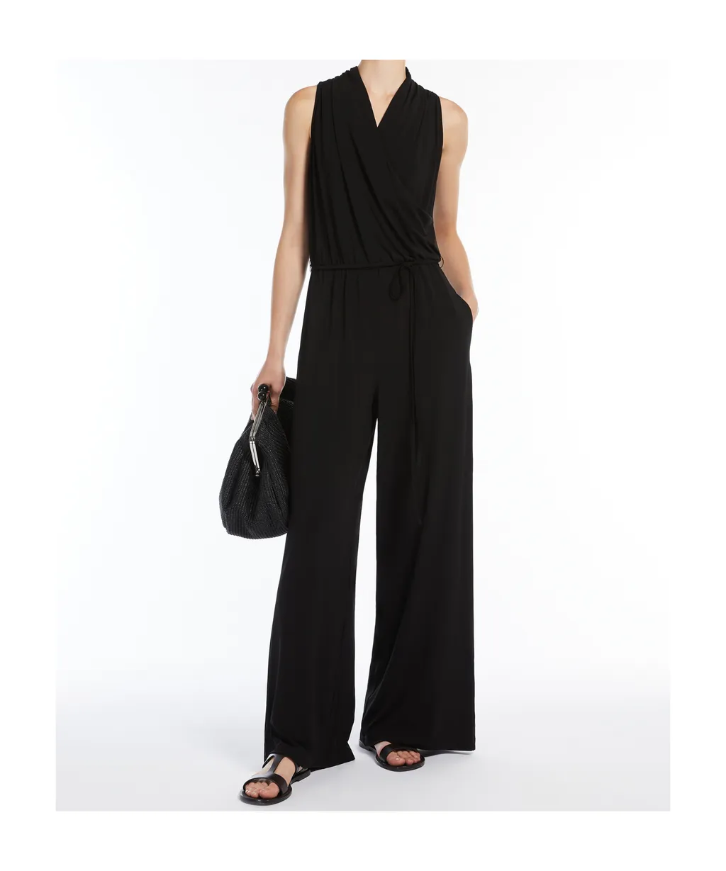 Stretch Viscose Jersey Jumpsuit