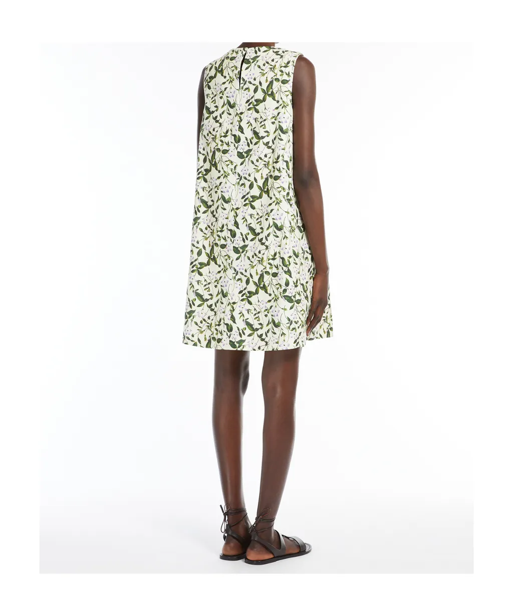 Stretch Cotton Basketweave Dress