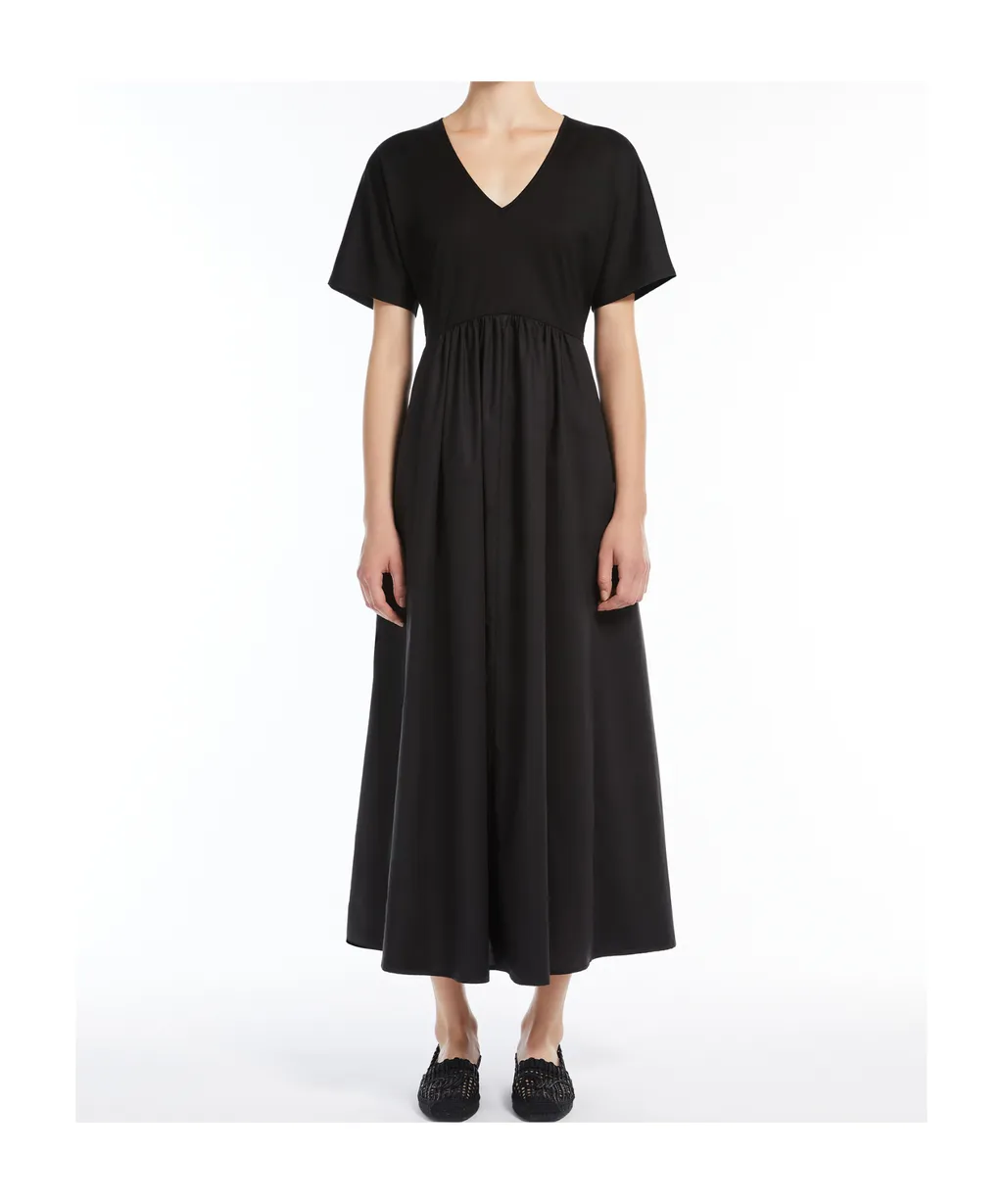 Wide Jersey Dress