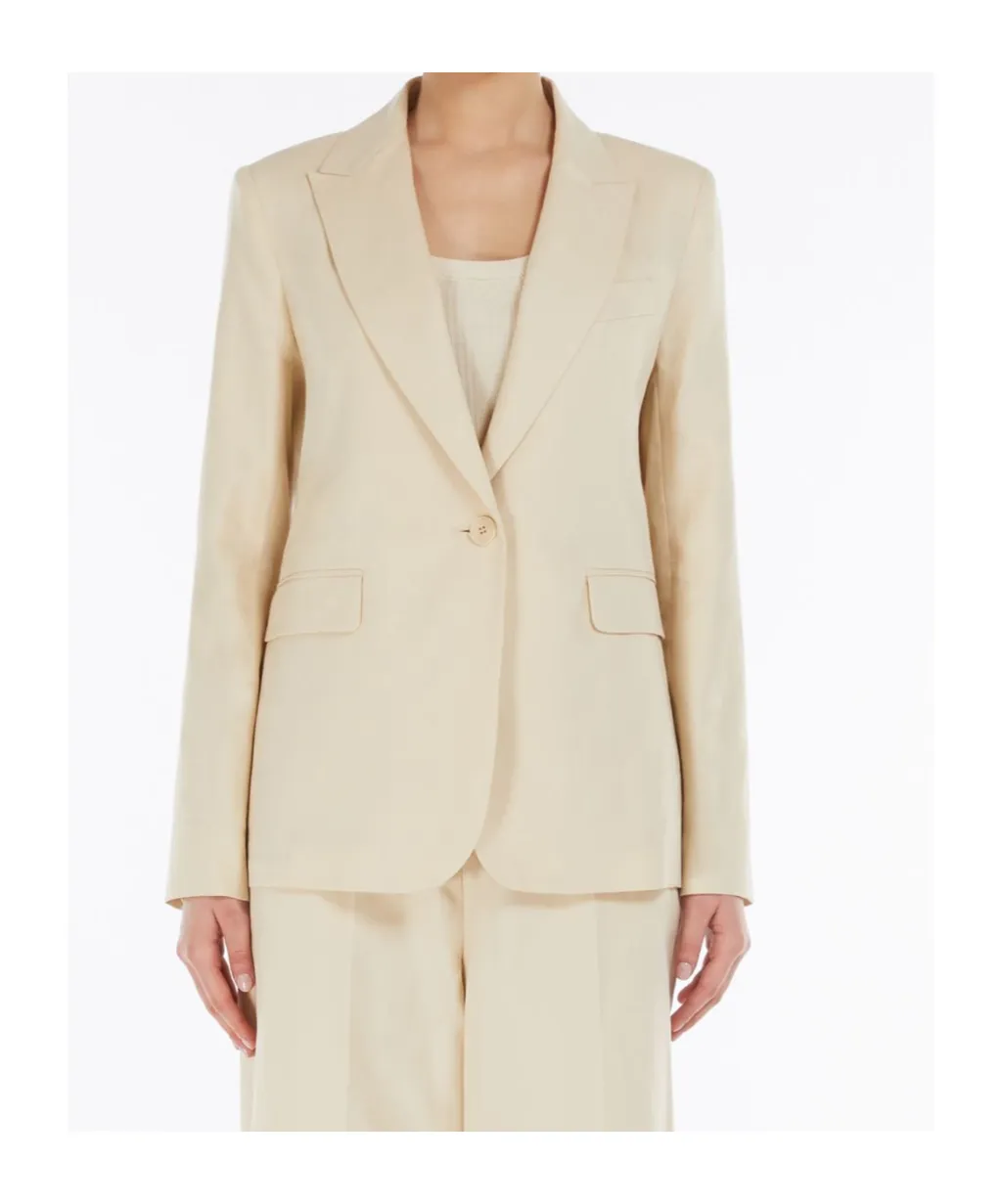 Cotton And Linen Blazer