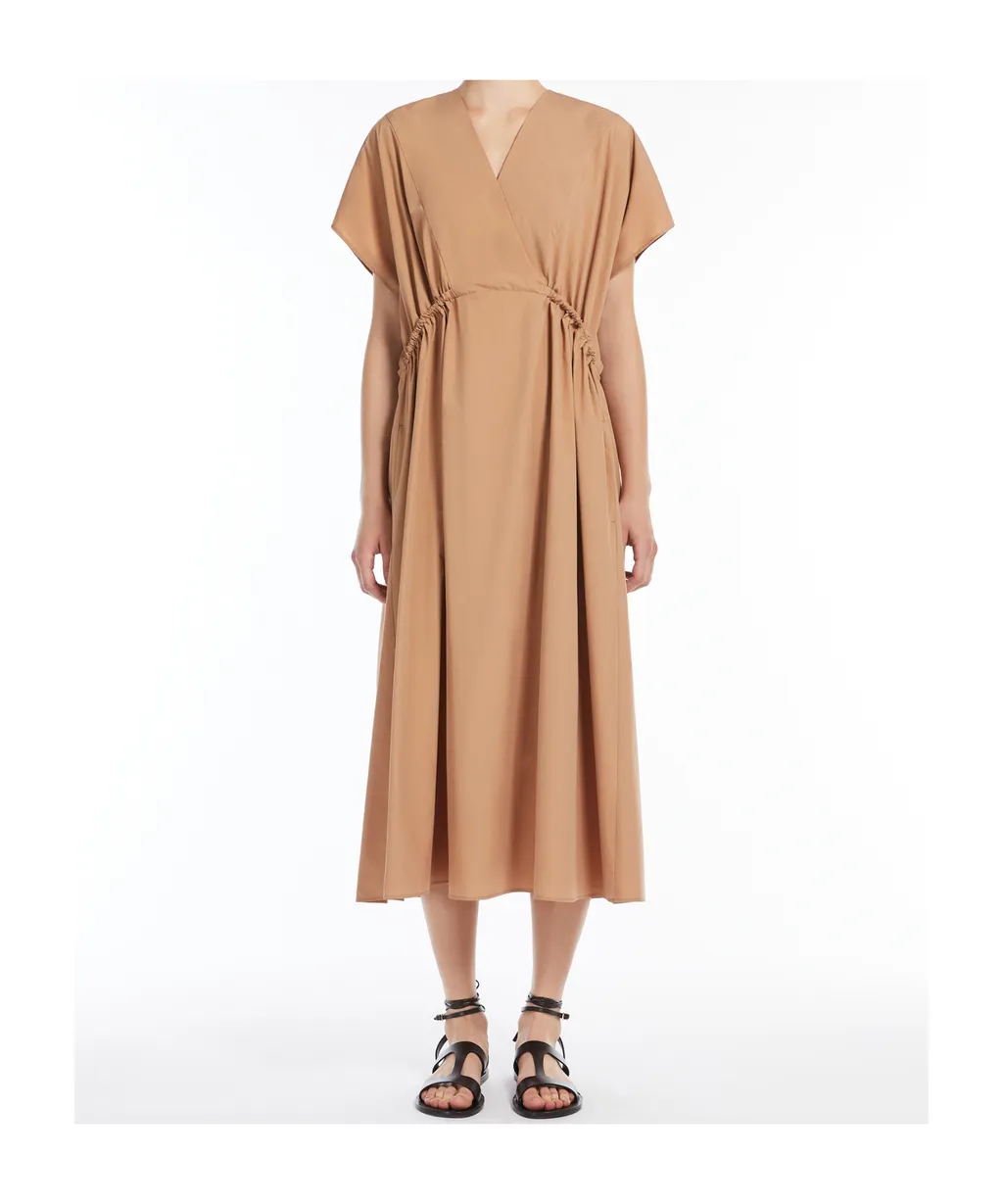 V-Neck Midi Dress