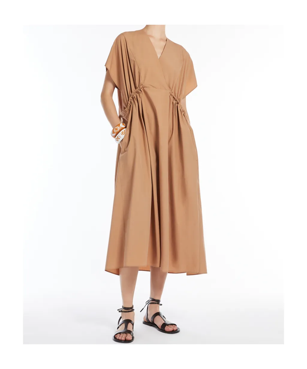 V-Neck Midi Dress