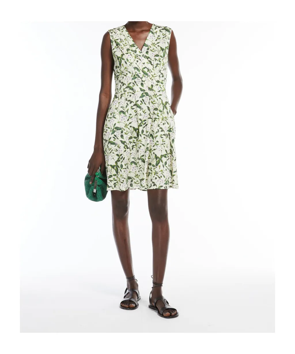 Osiris All-Over Patterned V-Neck Dress