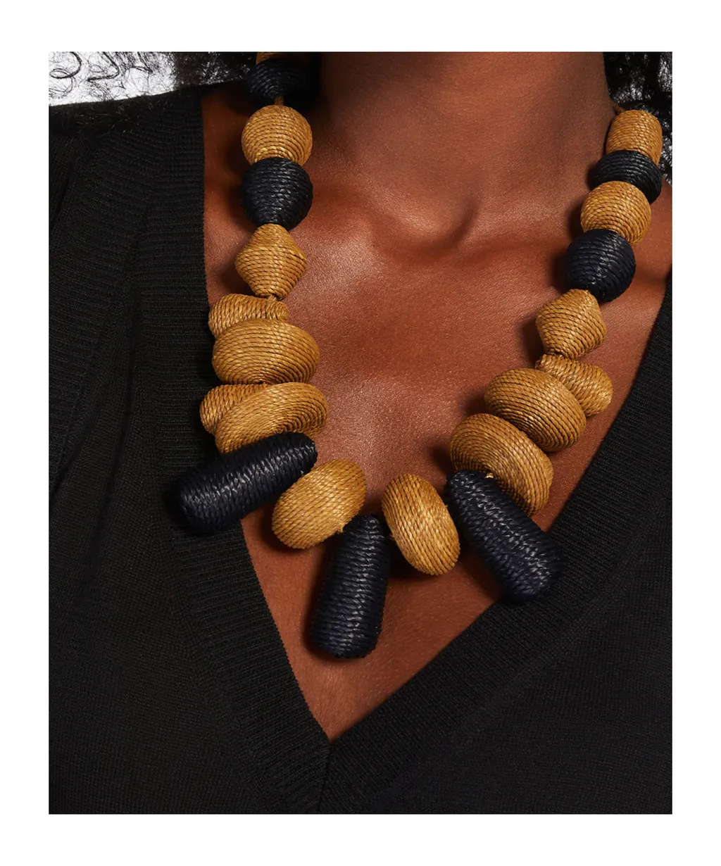 Long Straw Necklace