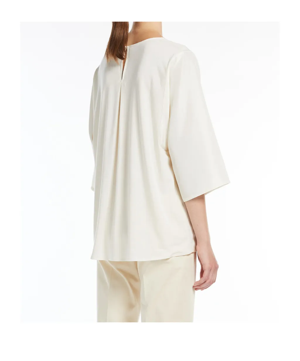 Crewneck Three-Quarter-Sleeved T-Shirt