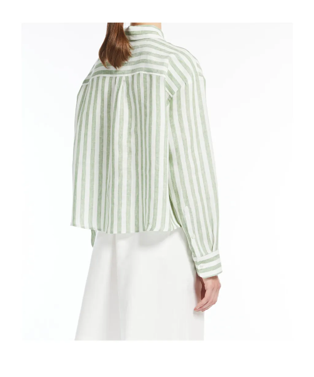 Striped Button-Up Shirt