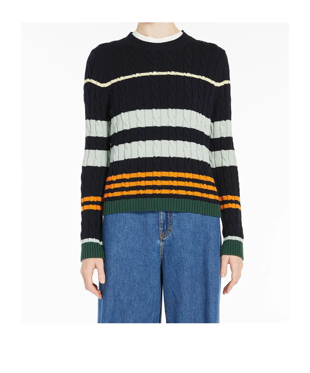 Zorro Striped Crewneck Jumper