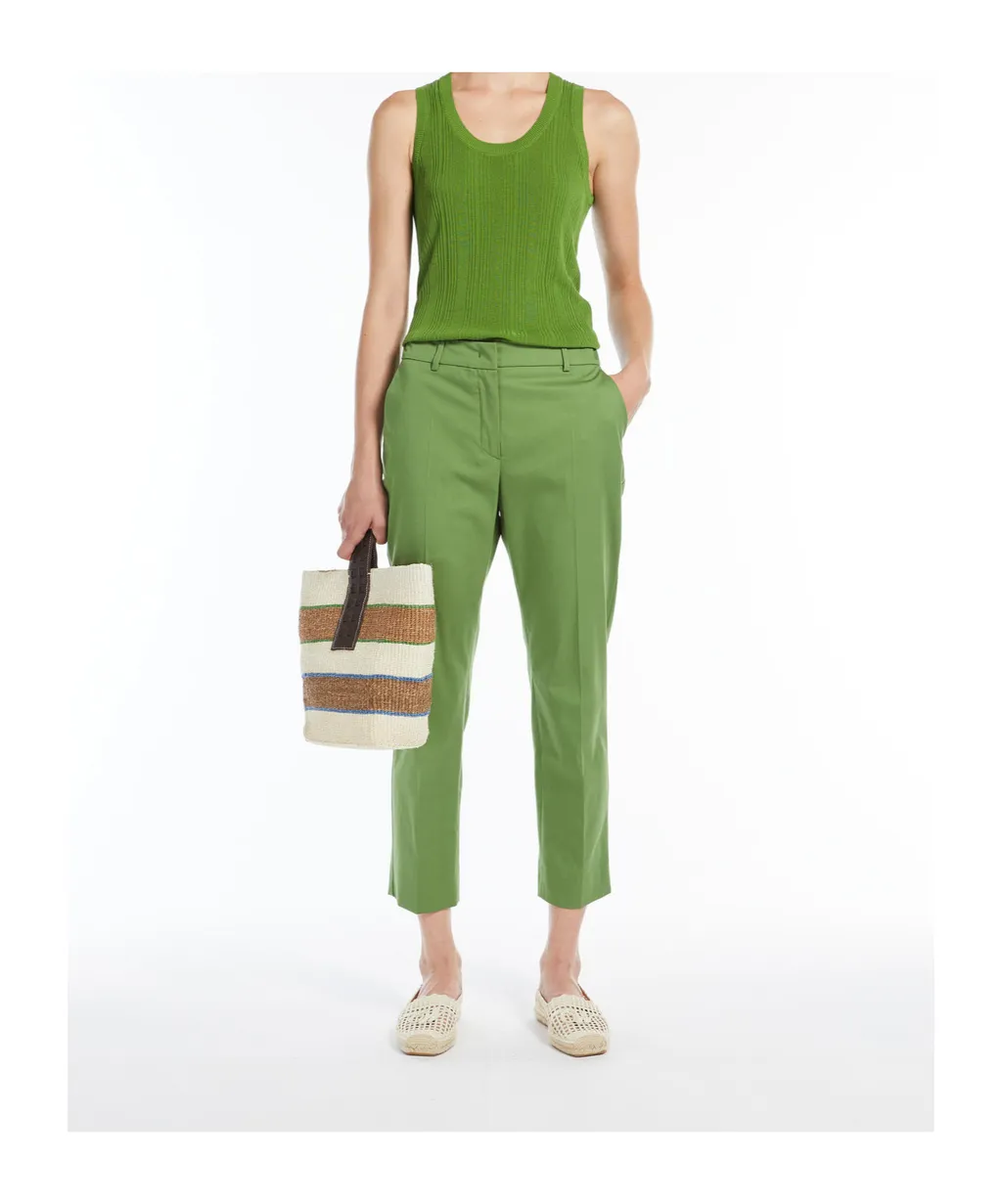 Straight Leg Cropped Pants