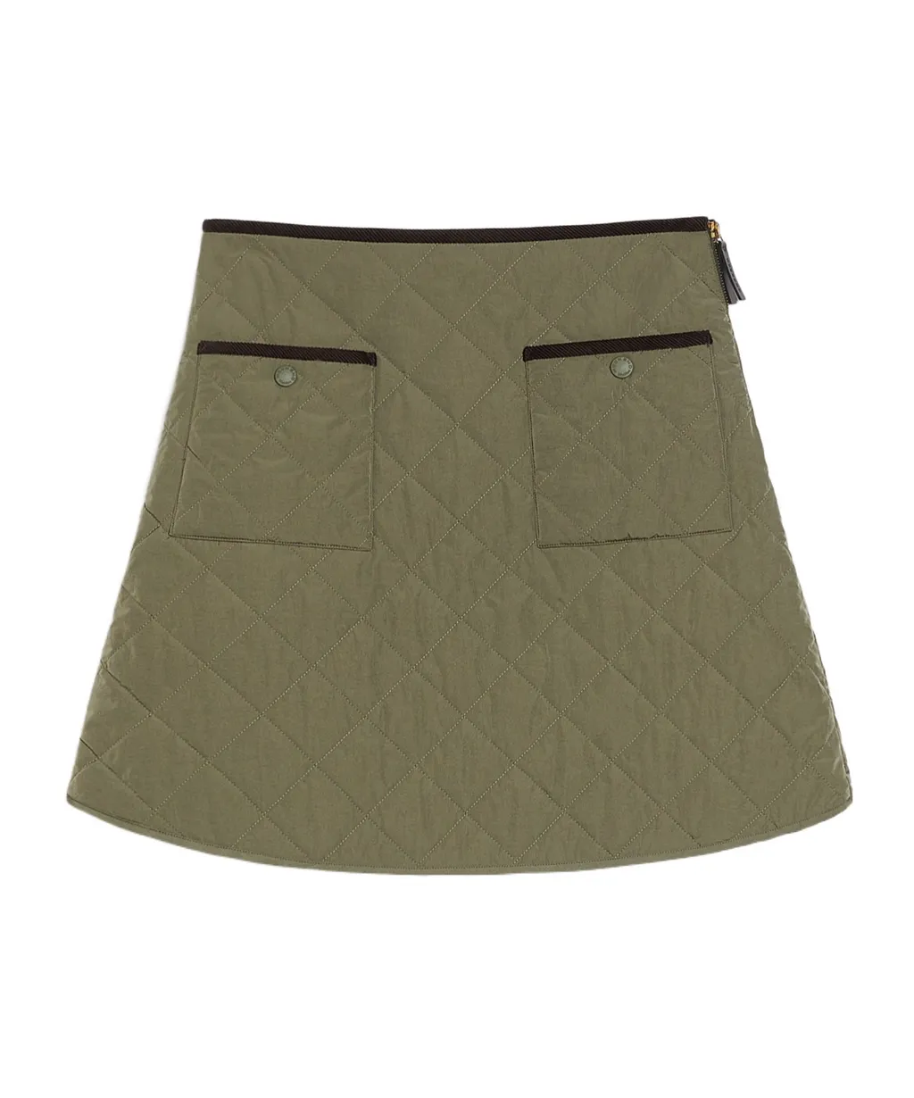 Erba Quilted Mini Skirt