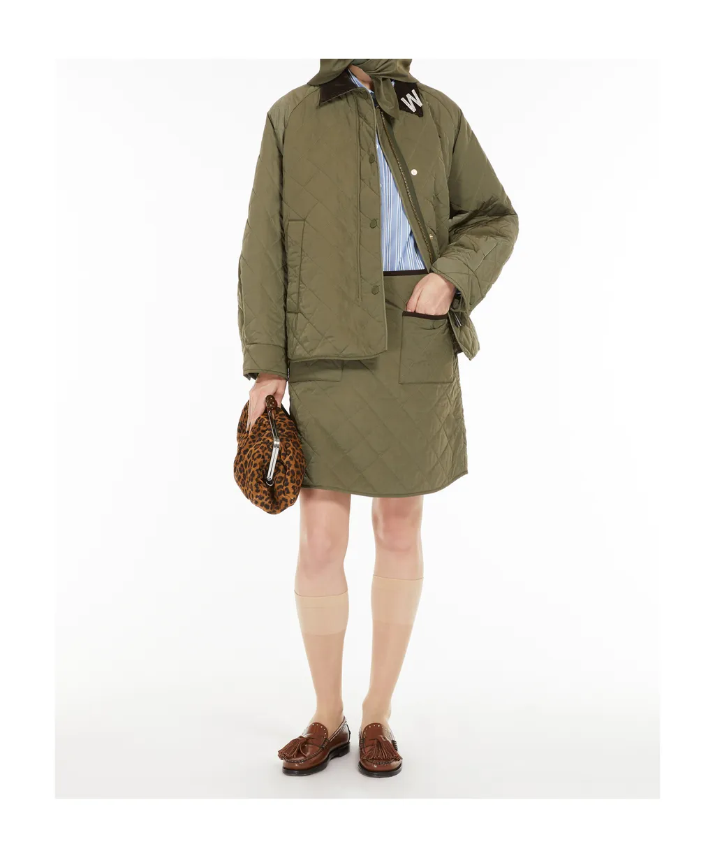 Erba Quilted Mini Skirt