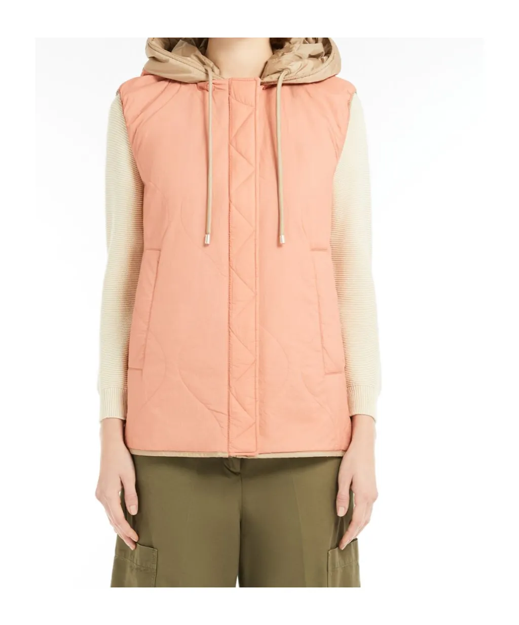 Zip-Up Drawstring Gilet