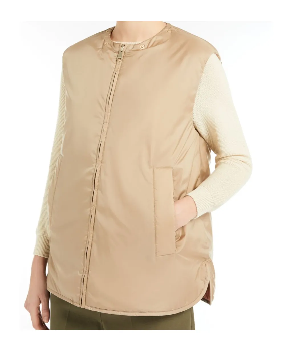 Zip-Up Drawstring Gilet