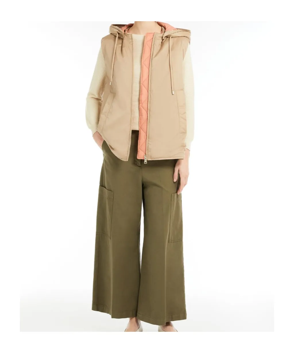 Zip-Up Drawstring Gilet