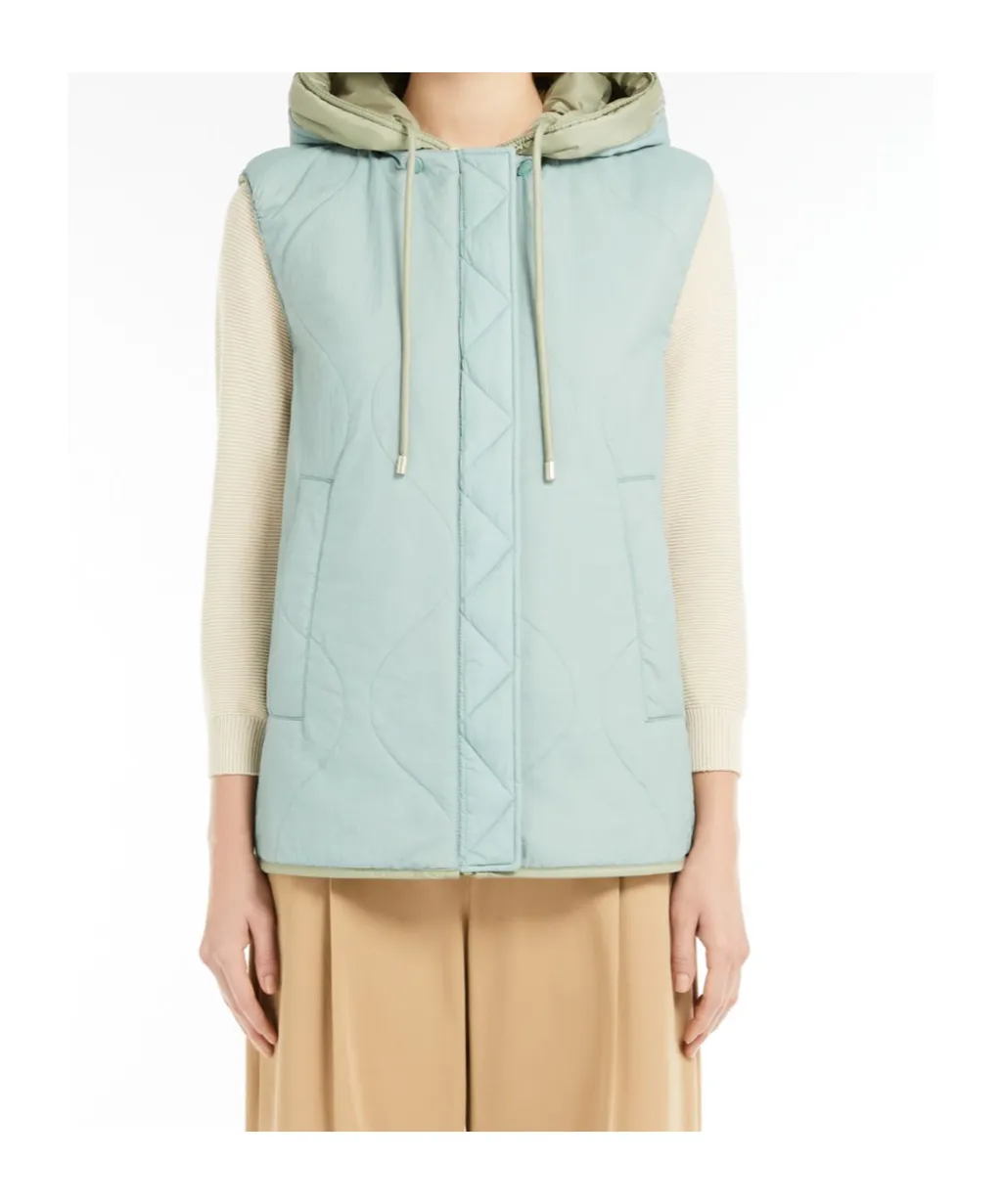 Zip-Up Drawstring Gilet