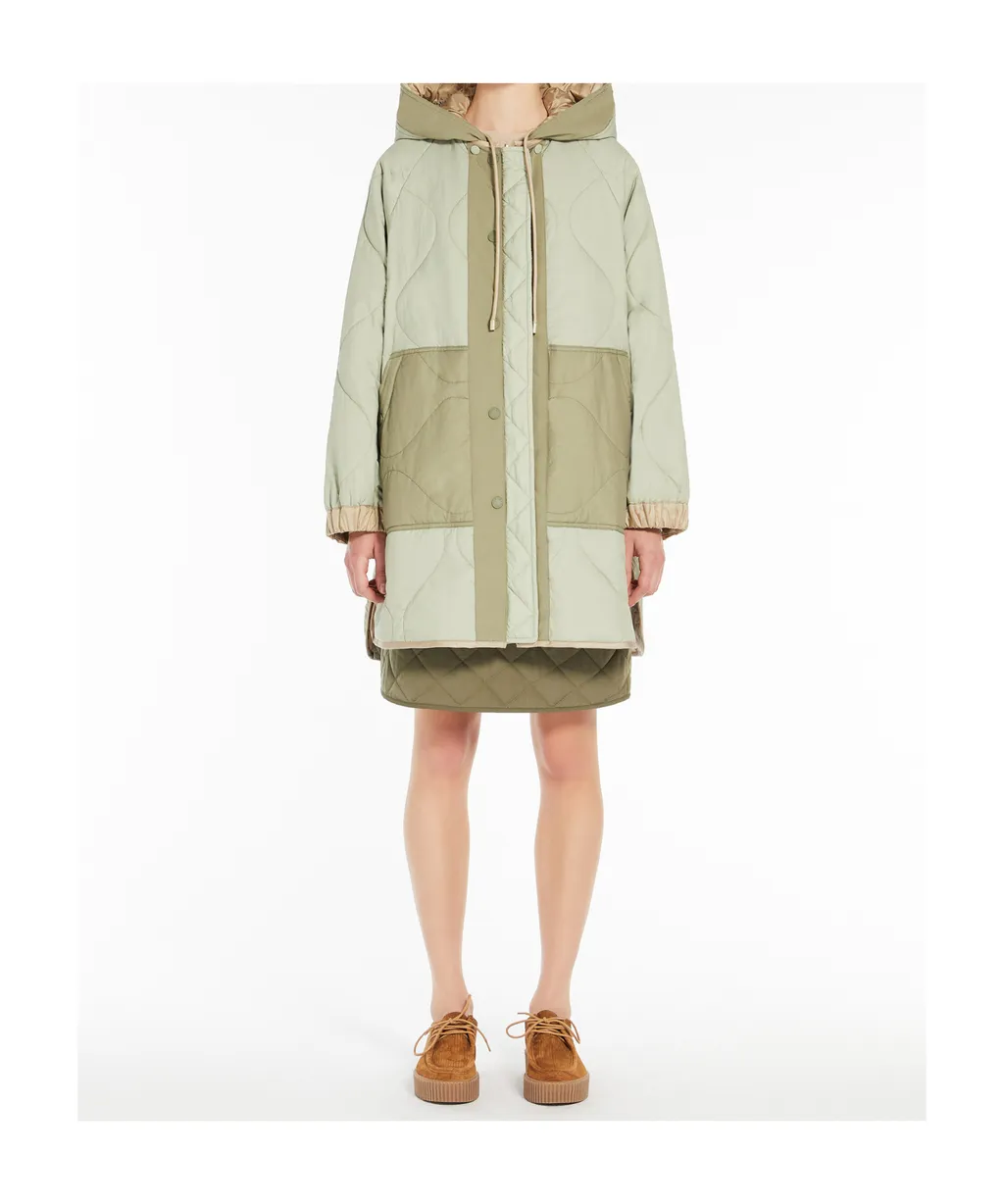 Belted Drawstring Coat