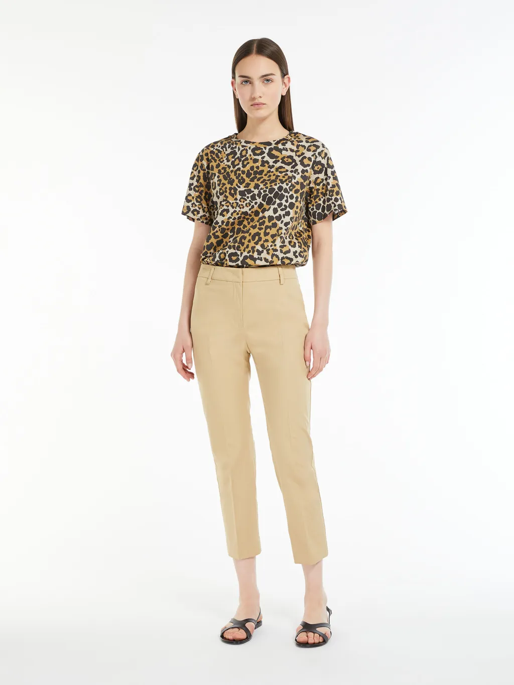 Belt-Loop Casual Pants