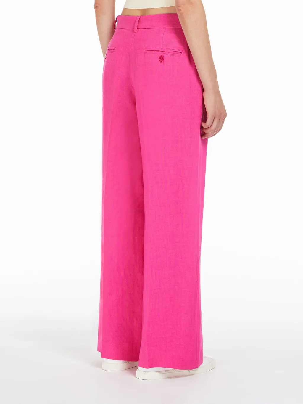 High Waisted Wide-Leg Trousers
