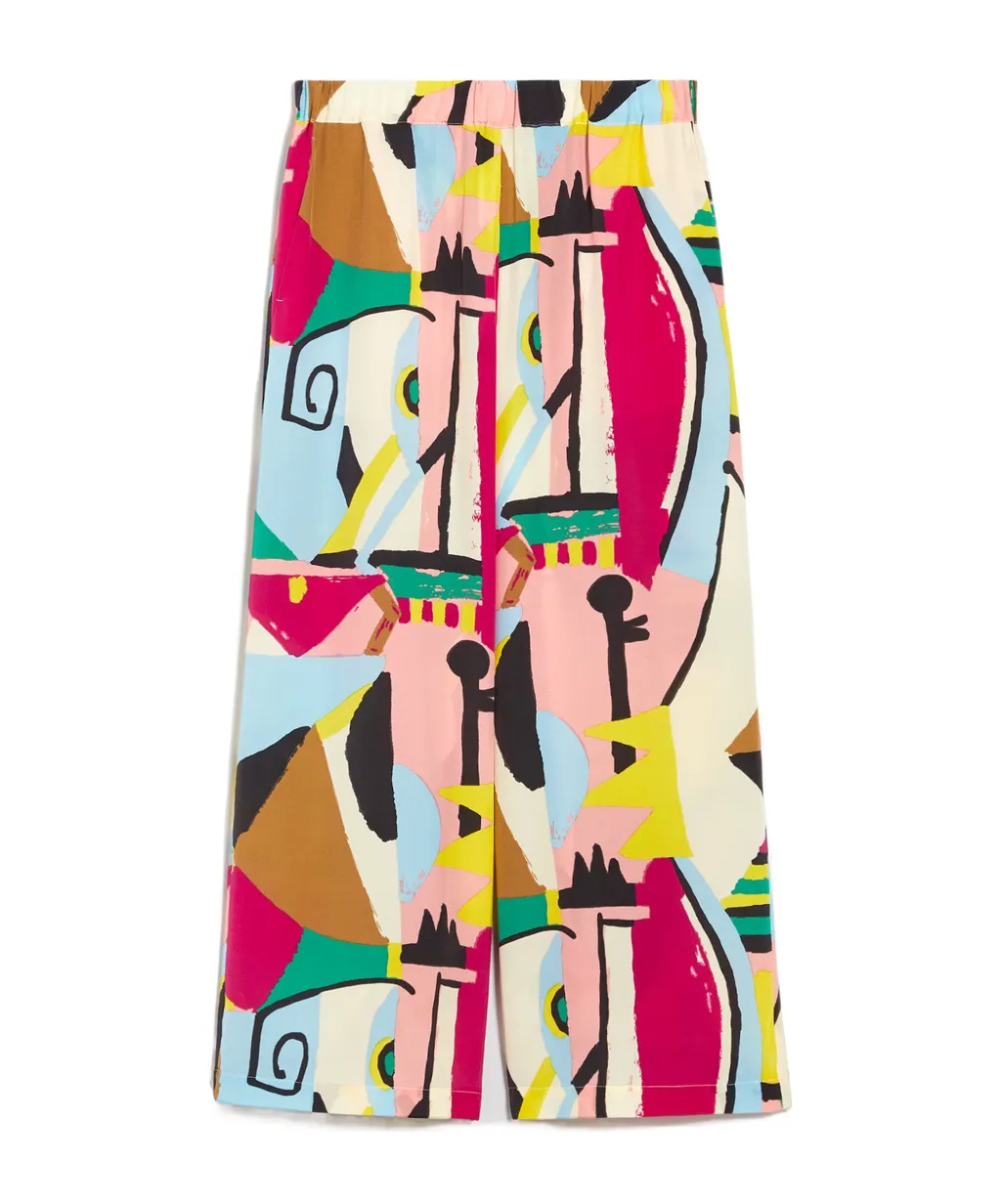 Pattern Printed Casual Pants
