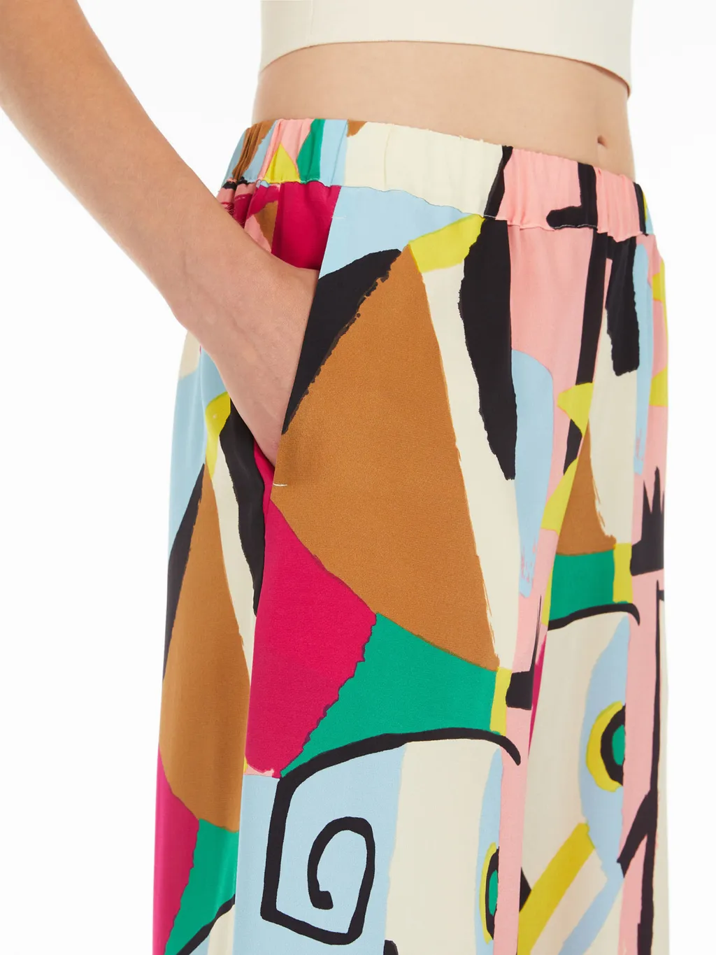 Pattern Printed Casual Pants