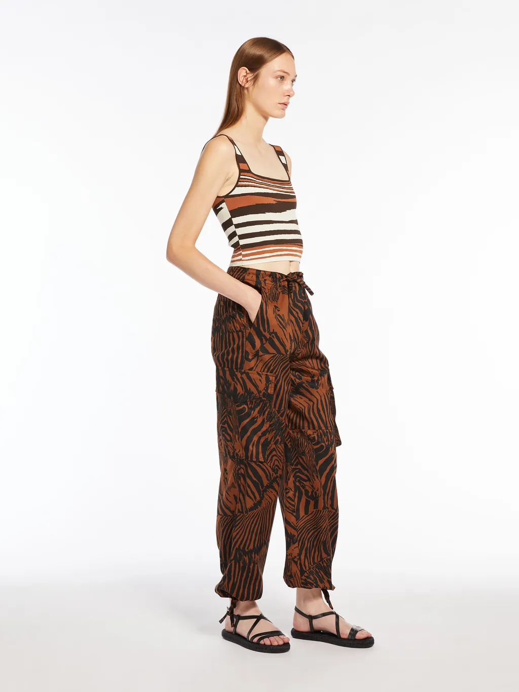 Twill Cargo Trousers