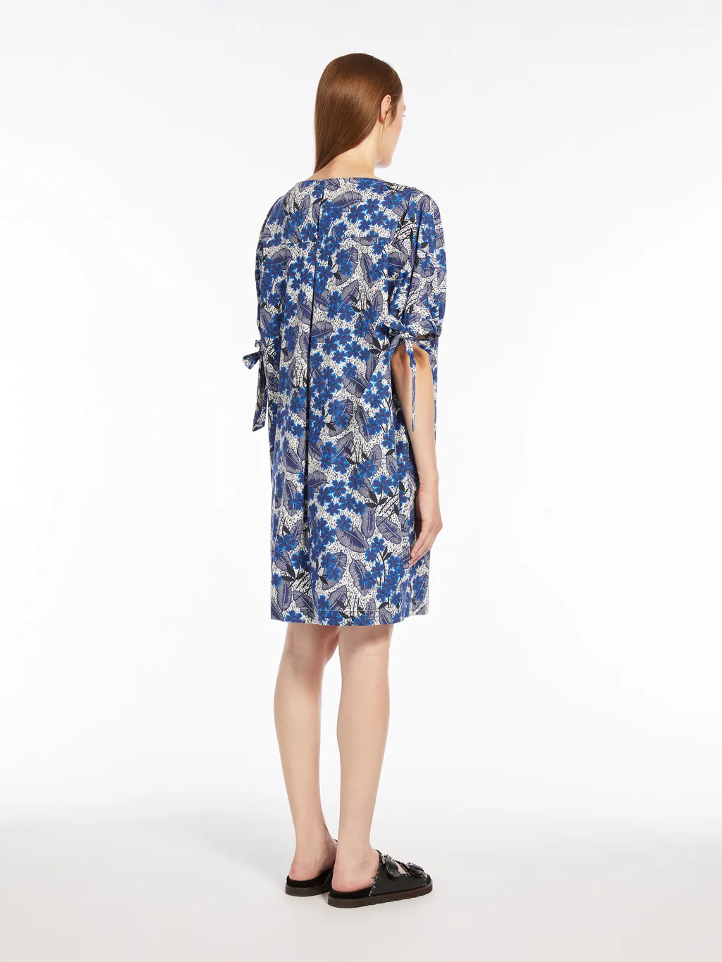 Lace-Up Cuff Dress