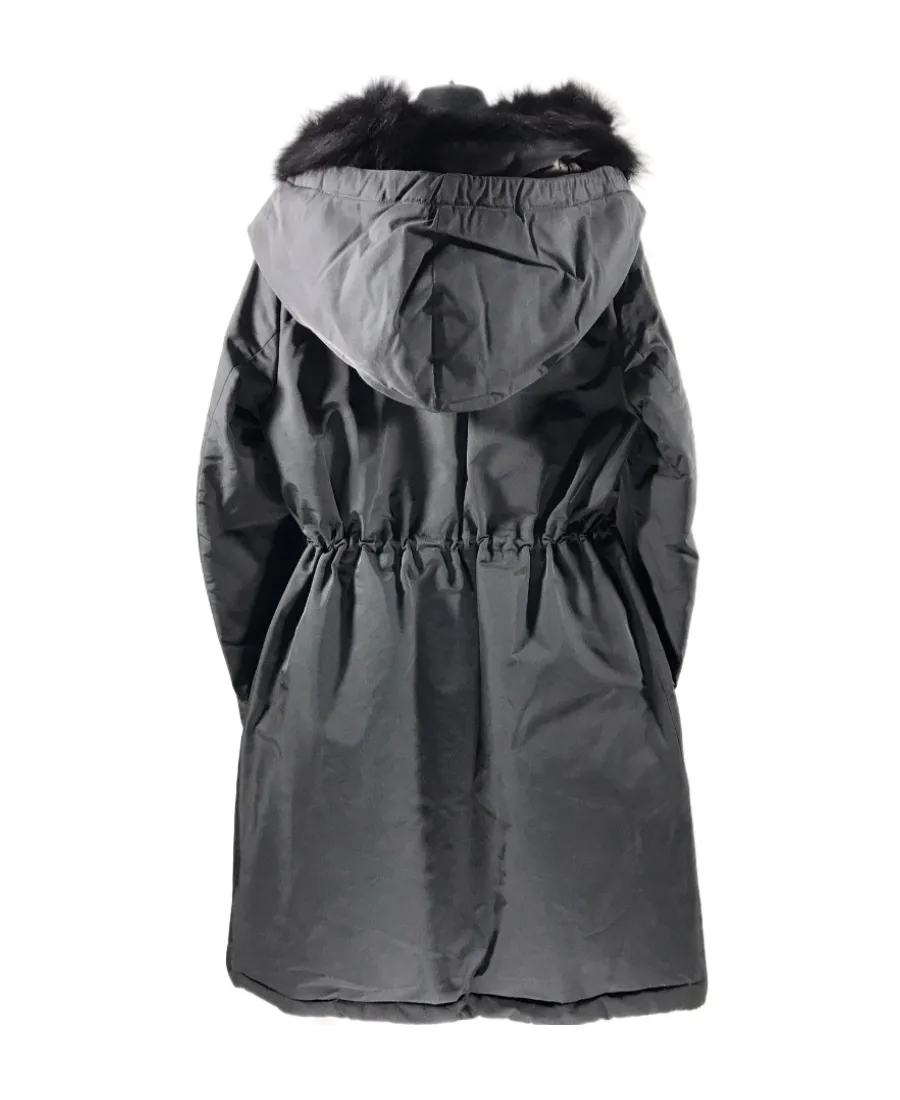 Logo Hooded Down Jacket
