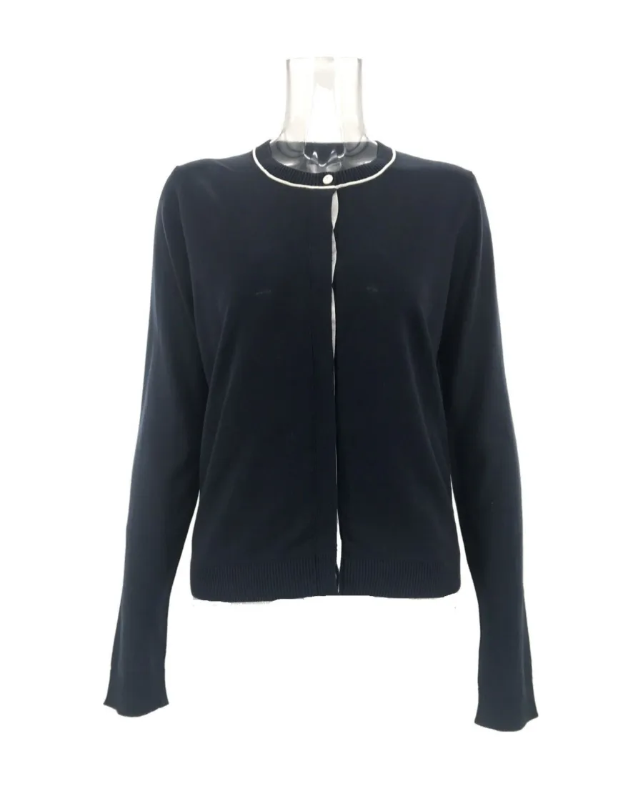 Long-Sleeved Knitted Cardigan