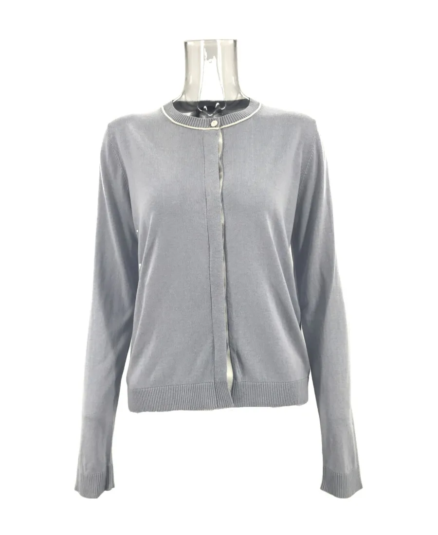 Long-Sleeved Knitted Cardigan