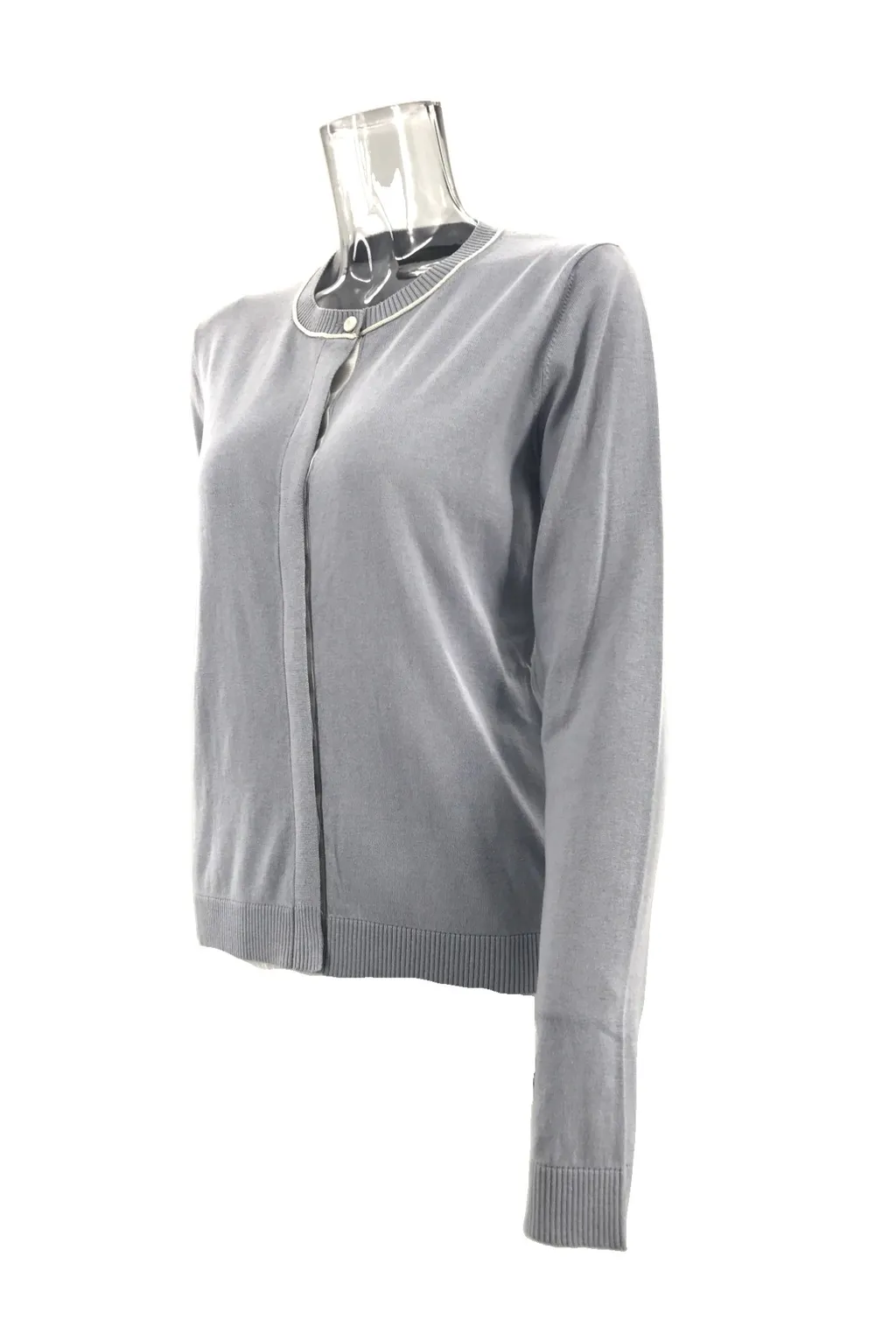 Long-Sleeved Knitted Cardigan