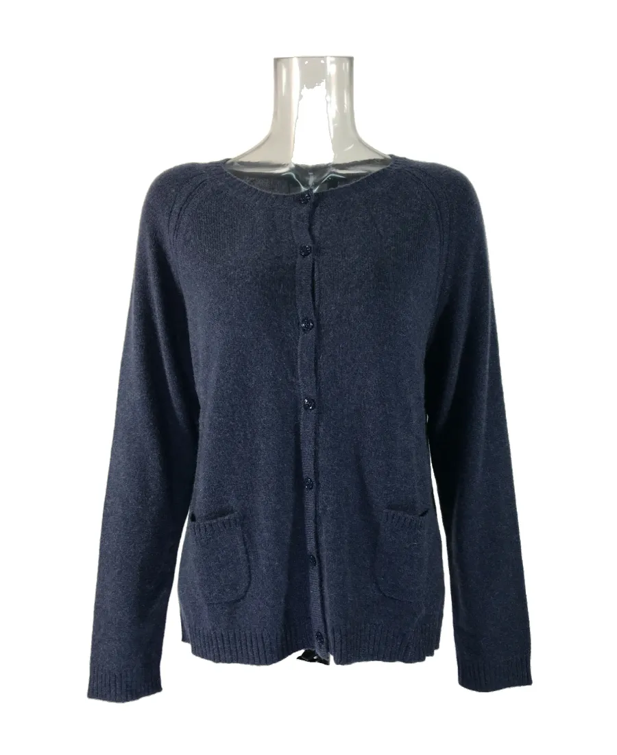 Long-Sleeved Knitted Cardigan