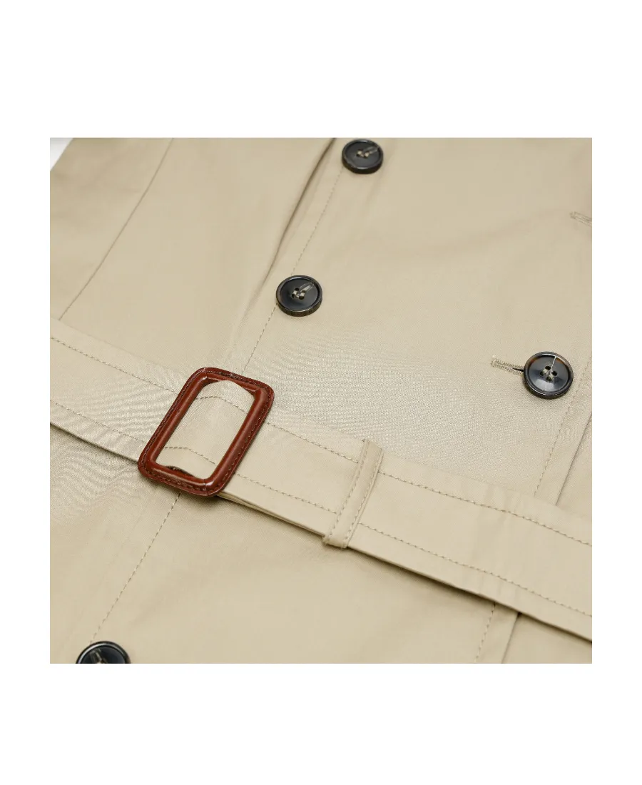 Double-Breasted Trench Coat